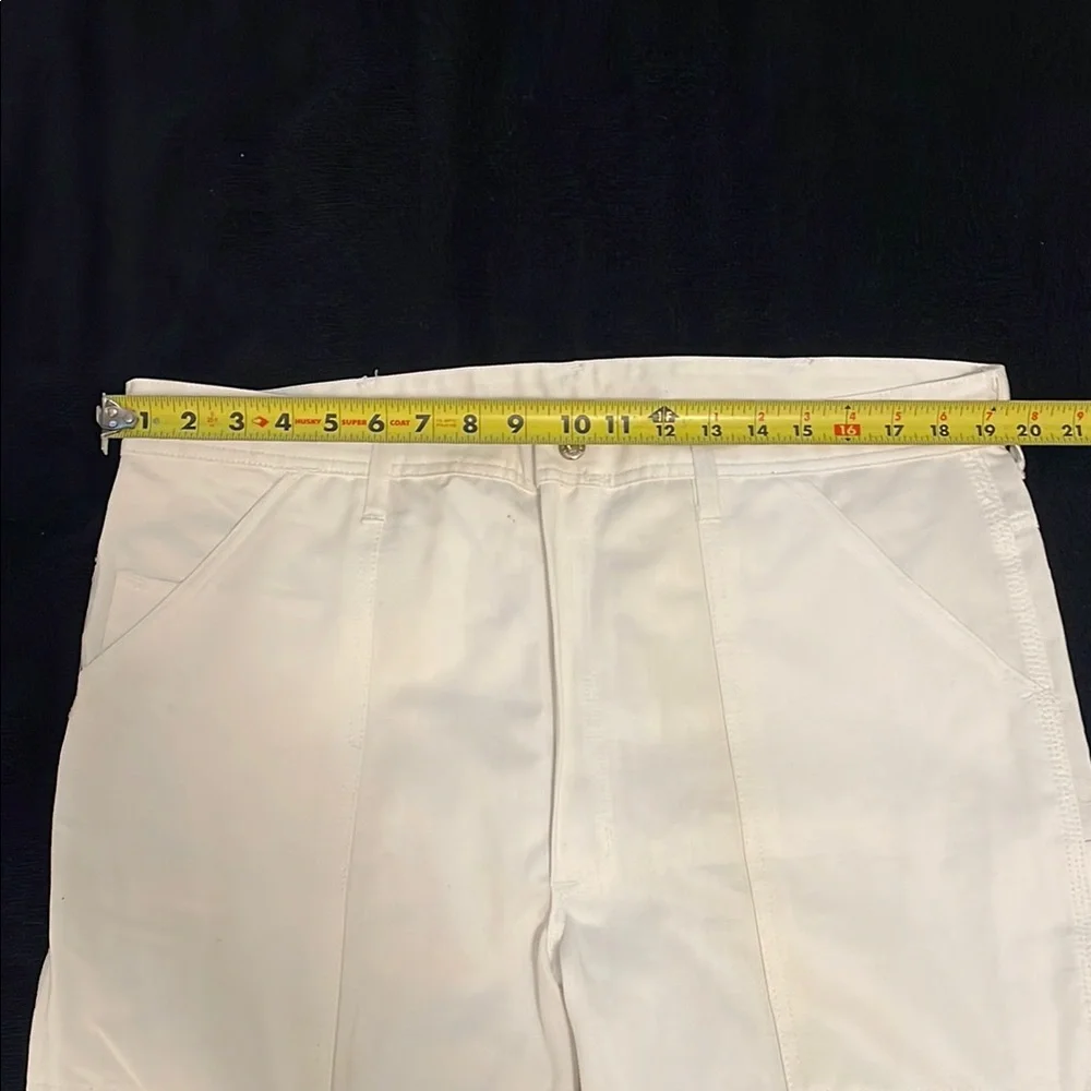 Sherwin-Williams White Work Cargo Pants new with slight flaw
